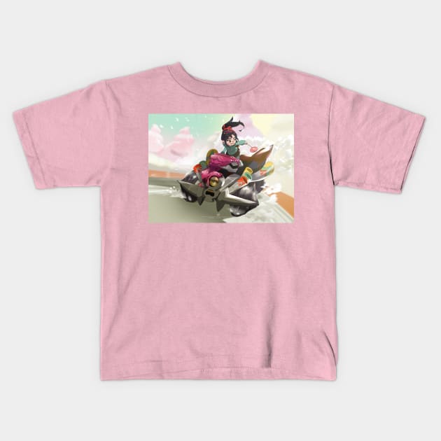 sugar vroom Kids T-Shirt by stARTboii